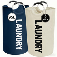 Navy blue + off-white (25.1gal large capacity)