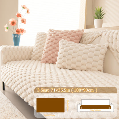 35.5x83inch Sofa Pads (2/3/4-Seat) Anti-Scratch - Non-Slip, Cozy & Durable - Perfect for Couches, Sectionals, Recliners Pet-Friendly- Beige, Light Brown, Light Grey (Machine Washable) Multiple Sizes Available 35.5x63inch 35.5x71inch
