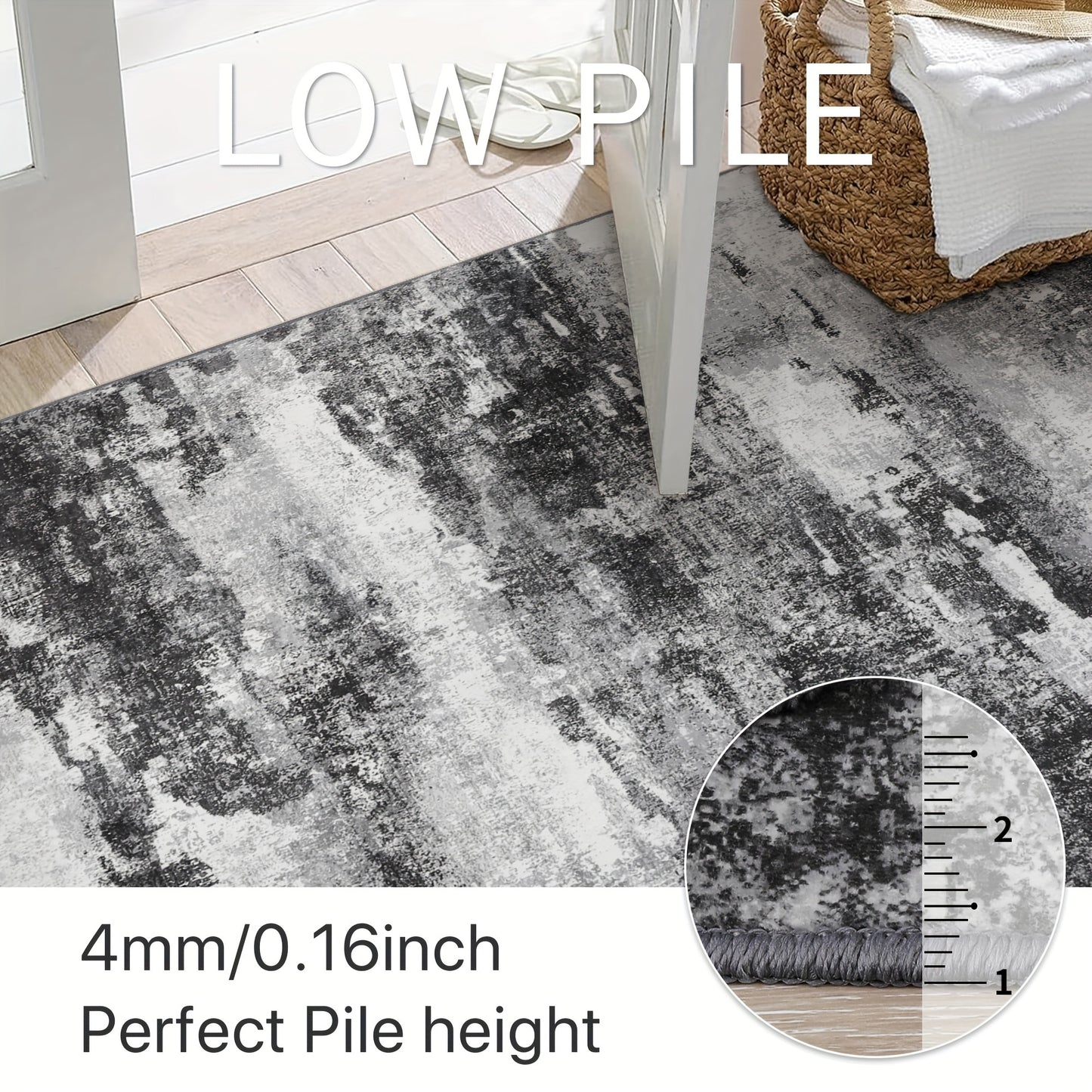 Area Rugs for Living Room Bedroom Machine Washable Modern Abstract Soft Large Rugs with Non Slip Backing, Floor Carpet for Dining Room