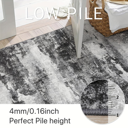 Area Rugs for Living Room Bedroom Machine Washable Modern Abstract Soft Large Rugs with Non Slip Backing, Floor Carpet for Dining Room