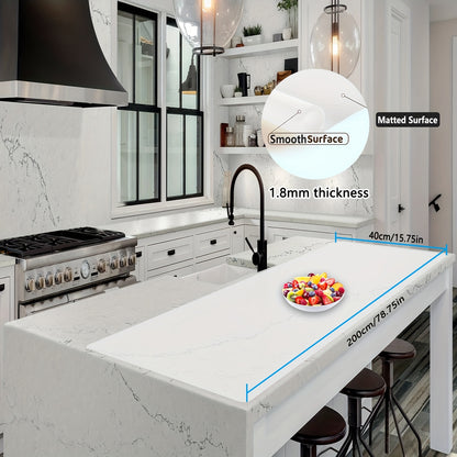 Extra Large Silicone Mat, Silicone Mats for Kitchen Counter, Nonslip Heat Resistant Mat, Multipurpose Countertop Protector, Nonstick Waterproof Craft Mat Table Placemat