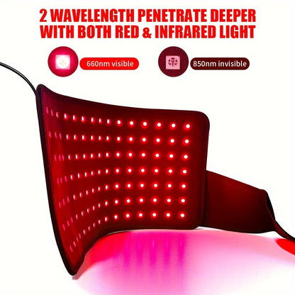 Red Light Therapy Belt 660nm 850nm Near Infrared Light Therapy Wrap For Relax Red Light Therapy Wrap Device For Arm Wrist, Knee And Ankle