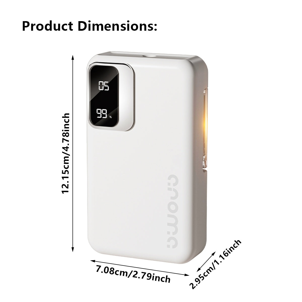 1800Mah 7-Speed Sonic Aromatherapy Diffuser, Advanced Tech Fine Mist And Precise Control, Quickly Reduces Bedroom Heat/ Bathroom Humidity/ Study Odors, Digital Display Real-Time Monitoring, USB Charging (Up to 20 Days Use)