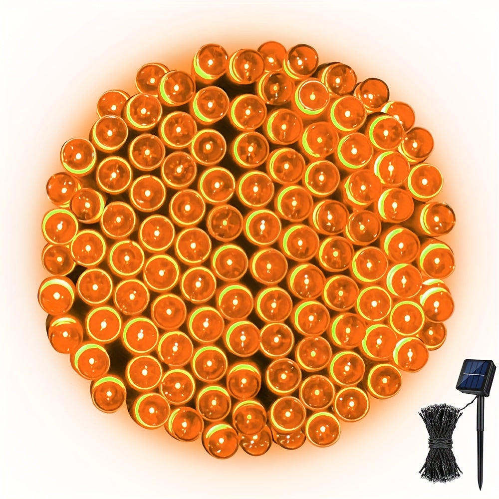 1/2pack 80ft Solar LED Christmas Lights, Independence Day Decorations Lights July 4th Decor LED String Fairy Lights Waterproof IP65 Outdoor LED Tree Lights With 8 Lighting Modes For Independence Day Xmas Wedding Party Garden Yard Decor Lumen 45lm