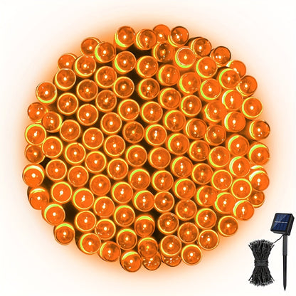1/2pack 80ft Solar LED Christmas Lights, Independence Day Decorations Lights July 4th Decor LED String Fairy Lights Waterproof IP65 Outdoor LED Tree Lights With 8 Lighting Modes For Independence Day Xmas Wedding Party Garden Yard Decor Lumen 45lm