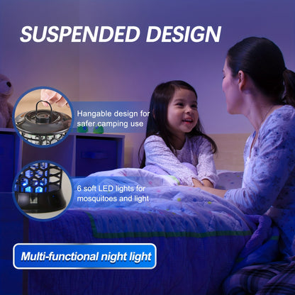 Indoor Mosquito Killer Bug Zapper, Flying Insect Killer, Fruit Fly Traps Indoor, Mosquito Lamp, Insect Zappers, Electric Mosquito Attractant Trap Plug in for Home