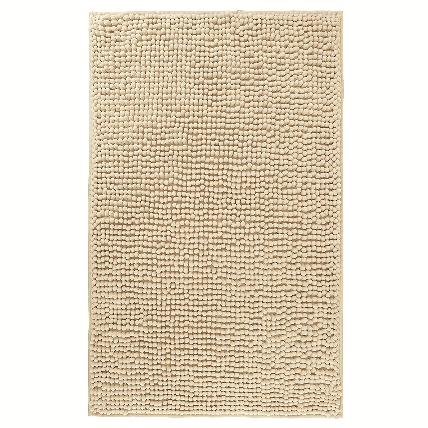 Chenille Bathroom Rug Extra Soft Absorbent Bath Mats for Bathroom Floor, Water Absorbent, Machine Washable