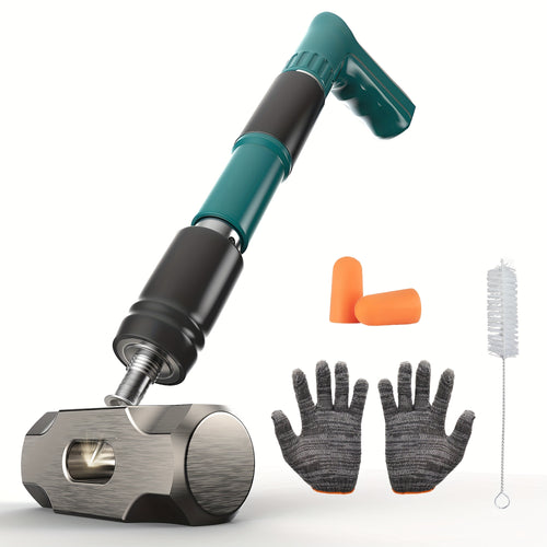 Hand Nail Gun Compact – Portable Steel Nail Driver for Cement Walls, Concrete & Wood, Mini Manual Nailer for DIY Home Repair & Household Projects, Available in Orange, Green & Yellow