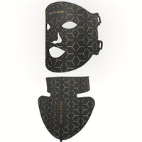 Classic Black Face + Neck Separate Silicone Mask