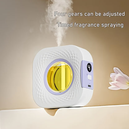 New Aroma Diffuser Spray Set with Automatic Timer, Air Humidifier, And Freshener. Long-Lasting Fragrance for Rooms, Bathrooms, And Cars, Plus Odor Elimination for Toilets And Pet Rooms. Home-Use Automatic Aroma Diffuser And Car Spray Humidifier