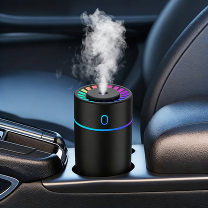 USB Humidifier, Intelligent Car Aromatherapy Humidifier, Cold Fog Desktop Humidifier, Featuring Cold Mist And Night Lighting Functions. Nano Fine Mist Moisturizing And Facial Steaming Device, Continuous/intermittent Atomization, Portable Cold Mist