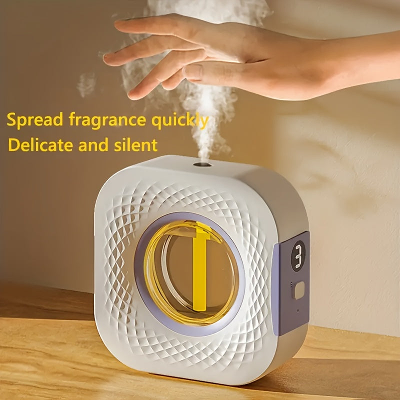 New Aroma Diffuser Spray Set with Automatic Timer, Air Humidifier, And Freshener. Long-Lasting Fragrance for Rooms, Bathrooms, And Cars, Plus Odor Elimination for Toilets And Pet Rooms. Home-Use Automatic Aroma Diffuser And Car Spray Humidifier