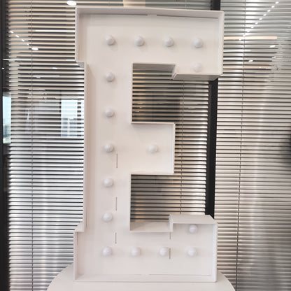 Cool White 120cm/4FT Tall Lighted Holiday Displays, LED Letter Board, BABY, LOVE, HBD With Cool White Lights For Wedding, Proposal, Birthday Party, Anniversary, Graduation Decor