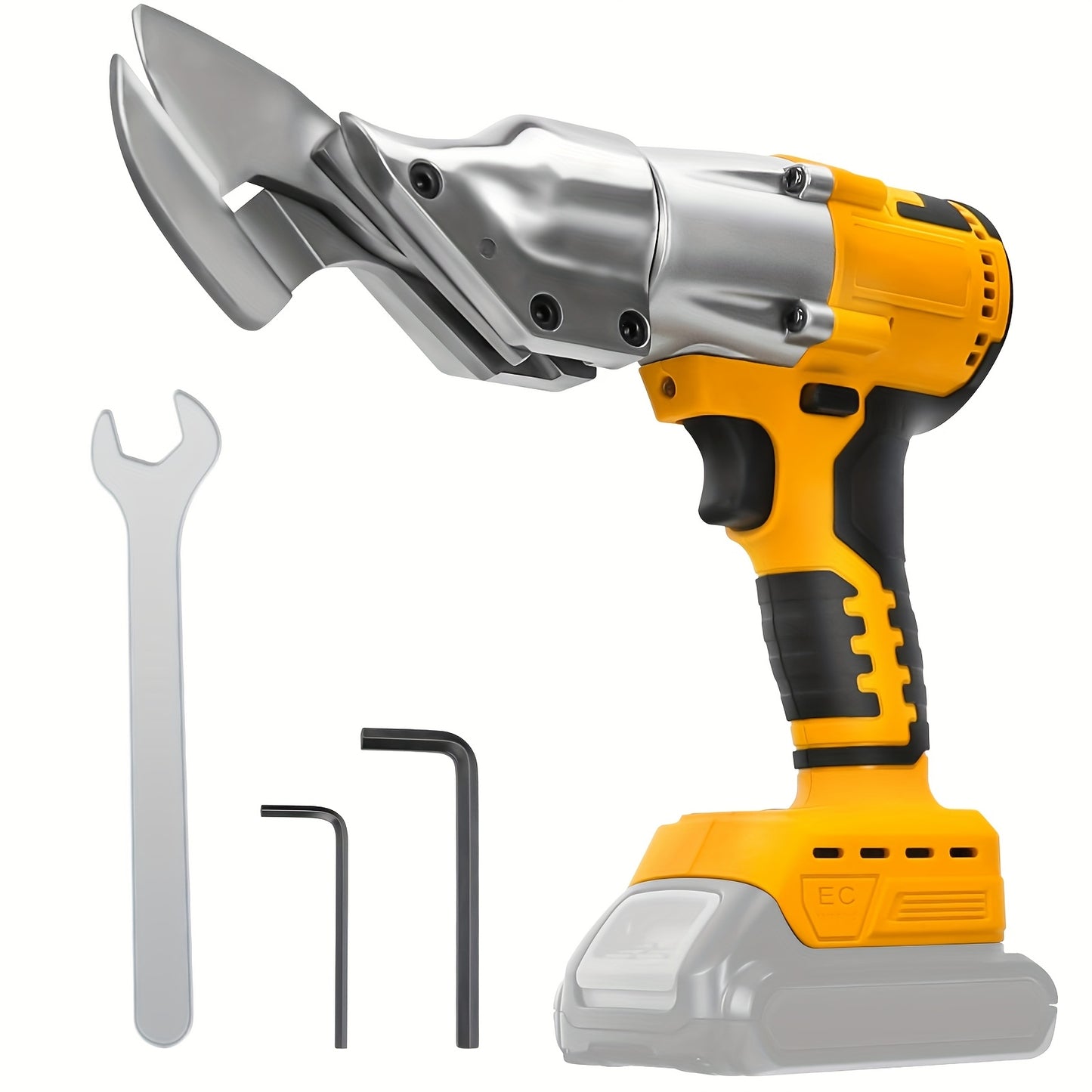 Metal Shear for Dewalt 20V Max Battery, Brushless Electric Metal Scissors for Cutting Stainless Sheet, Iron, Carpet, Leather, Cardboard (NO Battery)
