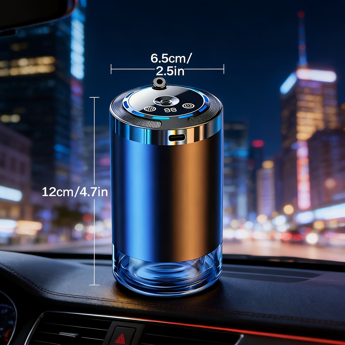 4pcs Set, One Diffuser And Three Perfumes, Diffuser Essential Oil, Effectively Suppresses Odor Molecules, Maintains A Pleasant Fragrance Inside The Car, Car Additions, Suitable for Urban Women, Office Workers, And Car Enthusiasts, Gift