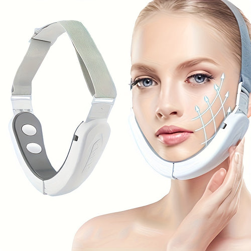Intelligent Electric Facial And Neck Massager - USB Rechargeable, 200Mah Battery, Odorless Beauty Device Ideal for Gifting