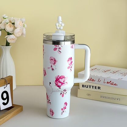 40OZ Tumbler with Handle | Insulated Coffee Mug Stainless Steel Travel Mug | Portable Travel Mug | Keeps Cold for 20 Hours