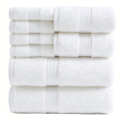 UToPantica 16pcs/8pcs Luxurious Soft Towel Set | 2/4 Bath Towels, 2/4 Hand Towels, 4/8 Washcloths Luxurious, Soft, Skin Friendly, Good Water Absorption, Quick Drying, Thickened Bathing Towel, Suitable For Home, Hotel, Travel, Fitness, Beauty SPA