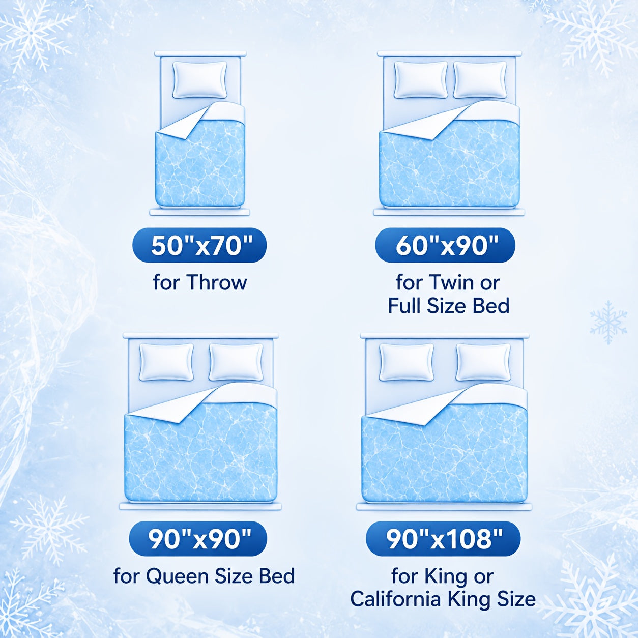 Cooling Blanket For Hot Sleepers, Summer Lightweight Breathable Cooling Throw Blanket Double-Sided Soft Blanket For Bed Couch Sofa, Night Sweats & Hot Flashes Relief