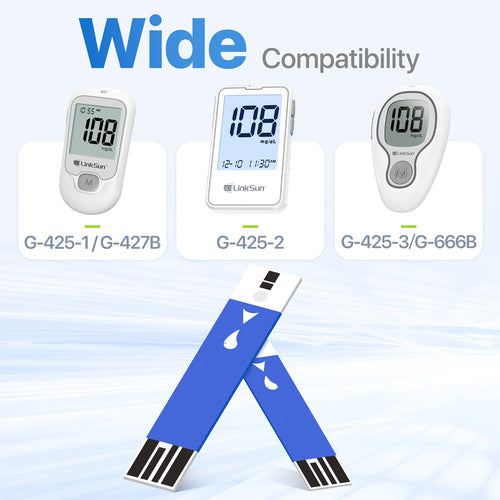 100 Count Test Strips for G-425-1, G-425-2, G-425-3 Strips for Blood Sugar