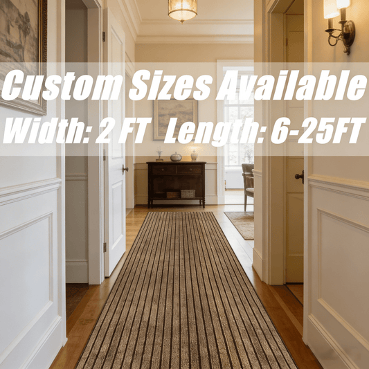 Multiple Sizes Runner Rugs Indoor/Outdoor Carpet Runners, Hallway Kitchen Entryway Bedroom Area Rugs with Non-Slip Rubber Backing Garage mat