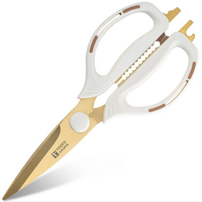 Strong Scissors - Handy, Rust-Proof, Sharp, Meat Scissors Outdoor Emergency Vegetable And Fruit Scissors, Beautiful, Tailored Scissors, Suitable for Daily Use in Kitchen, Restaurant, And Office, Gifts for Friends And Ladies on Festivals