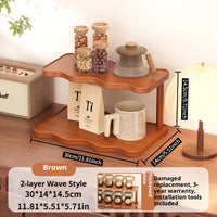Brown - Wave Style | 2 Layers 30
