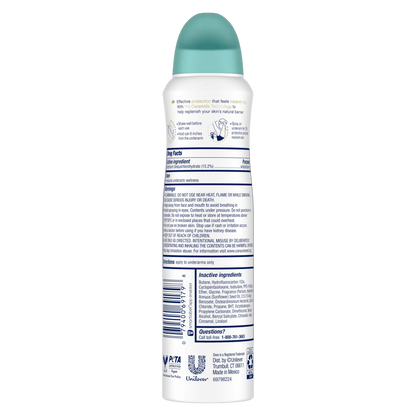 Deodorant Spray for Women 2 Pack – Dove Go Fresh Pear & Aloe Vera 150ml, 48H Fresh Protection, 0% Alcohol, Moisturizing Care, No White Marks, Quick-Dry Aerosol, Long-Lasting Fruity Scent, Daily Use Gym Travel