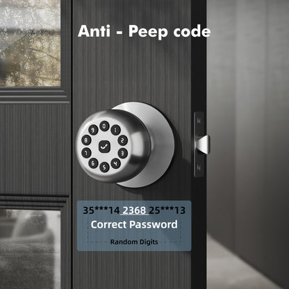 Christmas/New Year Gifts-Smart Door Locks - Bedroom Door Locks - 3-in-1 Smart Lock (APP + PIN + Key) - Wireless Design - Keyless Entry - Auto-Lock - Easy Installation - Durable Alloy Construction. The Perfect Gift for Your Family This Holiday Season.