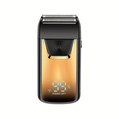 Men'S Electric Shaver, Hair Trimmer, Professional Rechargeable Electric Foil Shaver for Home, High-Quality Choice for Father'S Day