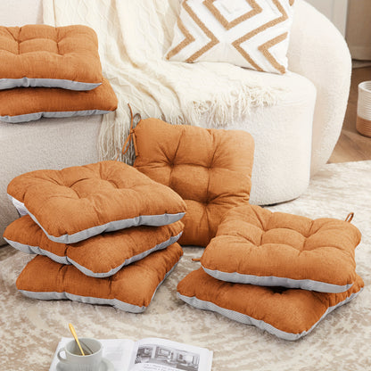 New Year 4/8pcs Memory Foam Chair Cushions, M L Size Available, Outdoor/Indoor Chair Pads for Dining Chairs 4/8 Pack, Seat Cushions for Kitchen, Dining Room, Office, Patio Chair