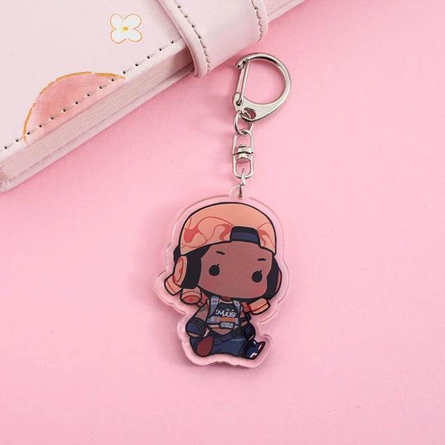 Cute Valorant Agent Keychain l Valorant Gamer Gift l Valorant Agent Cosplay l