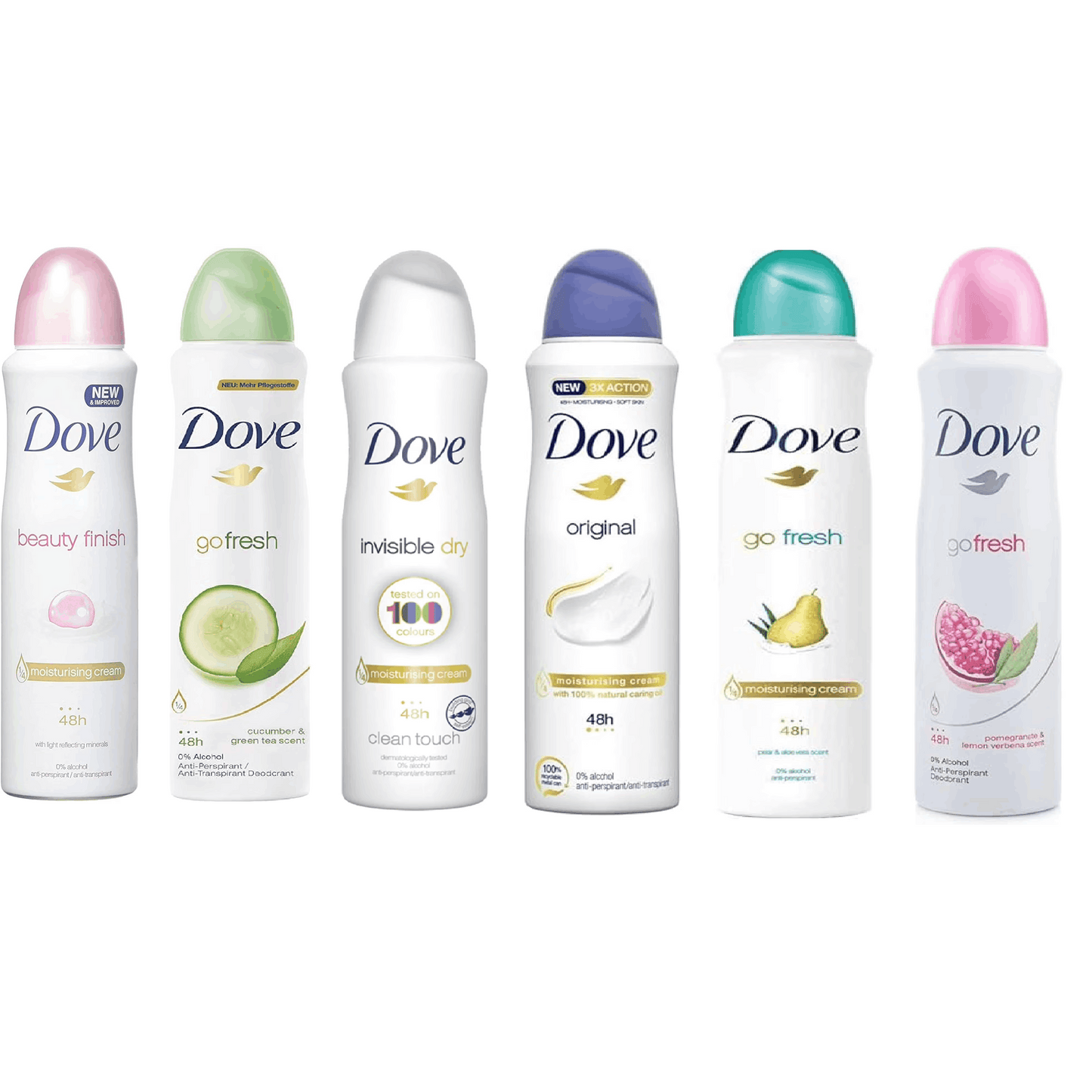Dove Women Deodorant Spray 150ml Long-Lasting Scent Protection Anti-Perspirant Body Spray for Women – 48H Freshness, Gentle on Skin, Bulk Pack Options