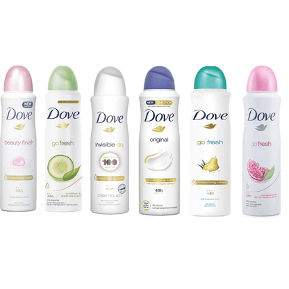 Dove Women Deodorant Spray 150ml Long-Lasting Scent Protection Anti-Perspirant Body Spray for Women – 48H Freshness, Gentle on Skin, Bulk Pack Options