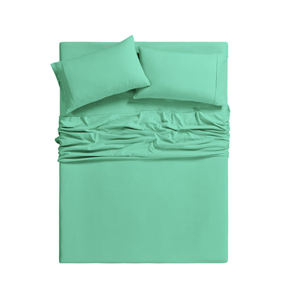 Bibb Home 2000 Thread Count 6 Piece Bamboo Sheet Set – Summer Satin Cooling, Deep Pocket, 6-Pc Egyptian Luxury, Bonus Pillowcases