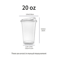 20 oz - 50 cups + 50 lids