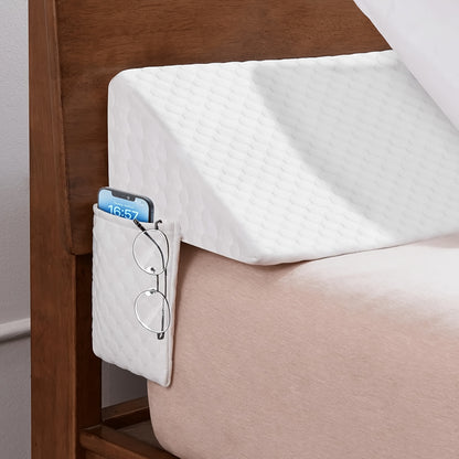 Bed Wedge Pillow - Bed Gap Filler Mattress Wedge Headboard Pillow Close The Gap Between Your Headboard or Wall for Sleeping Backrest Pillow