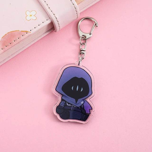 Cute Valorant Agent Keychain l Valorant Gamer Gift l Valorant Agent Cosplay l