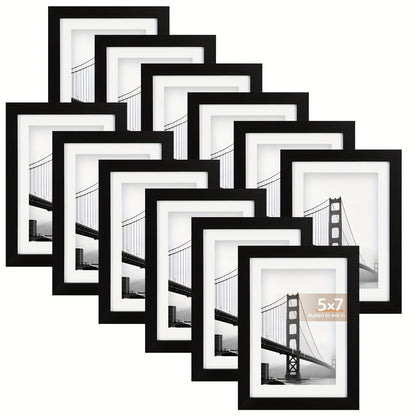 Picture Frame Set Of 12/24, Picture Frames, Photo Board, Display Pictures, Multi Photo Frames Collage for Wall Or Tabletop Display, Suitable for Home, School And Office, Black(4x6 & 5x7 & 8x10), for Halloween And Christmas