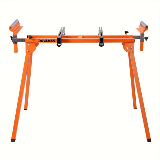 Miter Saw Stand with 78-1/8" Sliding Rail – 3-Step Quick Fold, 22LB Lightweight, 330LB Capacity, Universal Fit for DeWalt Makita Bosch & Most Miter Saw Brands