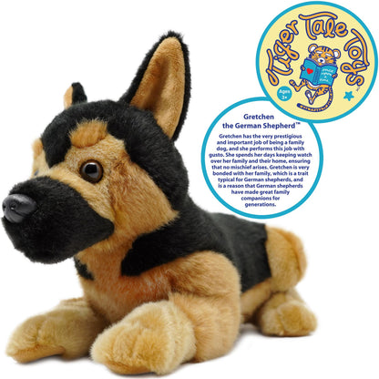 Gretchen The German Shepherd - 15 Inch Stuffed Animal Plush - By Viahart