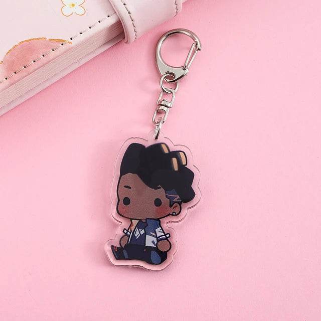 Cute Valorant Agent Keychain l Valorant Gamer Gift l Valorant Agent Cosplay l