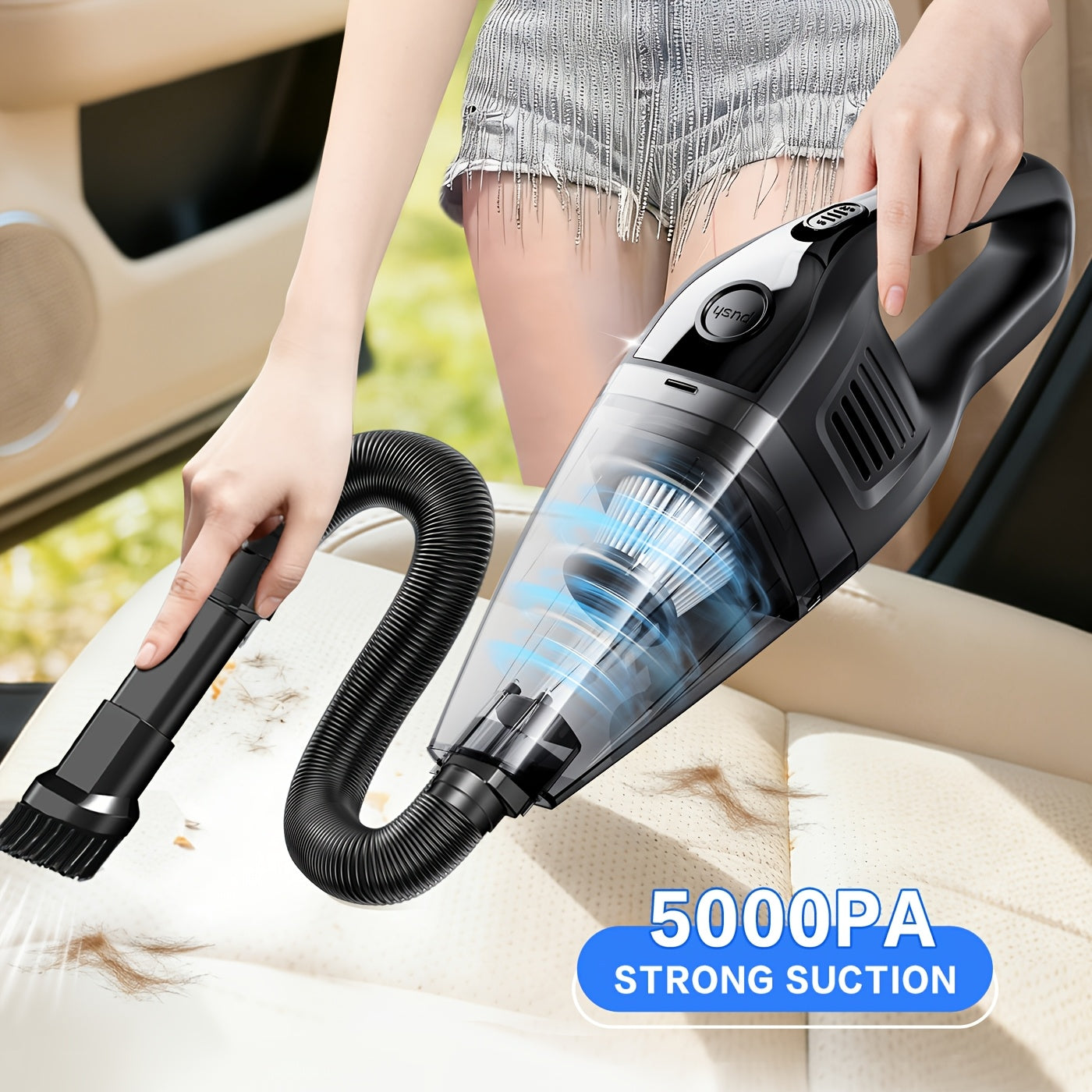Cordless Vacuum Cleaner, Lightweight Design, Powerful Suction, Large Capacity, Deep Cleaning, Rechargeable, Multi-scenario Cleaning Tool for Home, Kitchen, Car, Office, Etc., Household Vacuum Cleaner, Holiday Gift