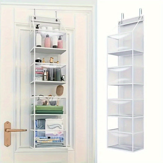 Hanging Storage Bag 4 & 6 Layer Foldable Non-Woven Organizer for Bedroom Bathroom Office Nursery Space Saving