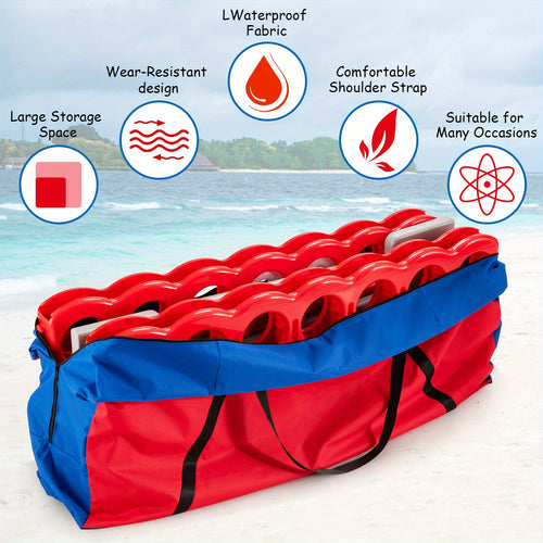 LIFEZEAL 4 in A Row Storage Bag Carrying Bag for Jumbo 4-To-Score Game Set Solely Bag