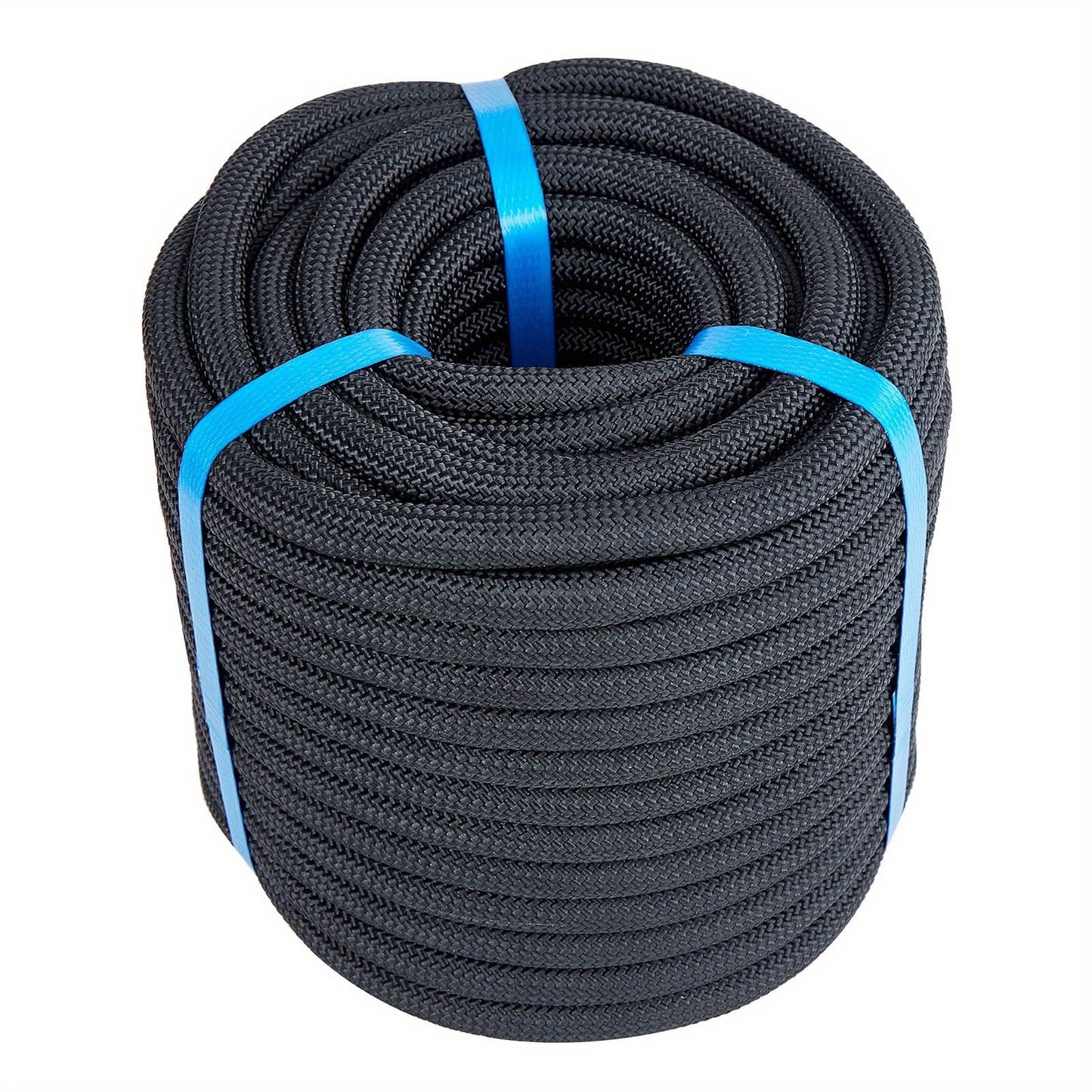 Double Braided Nylon Rope 1/2 Inch Heavy Duty Polyester – 100ft 150ft 200ft Multi-Color for Anchoring Towing Cargo Sailing Dock Lines & Outdoor Use