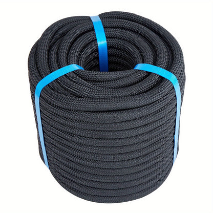 Double Braided Nylon Rope 1/2 Inch Heavy Duty Polyester – 100ft 150ft 200ft Multi-Color for Anchoring Towing Cargo Sailing Dock Lines & Outdoor Use