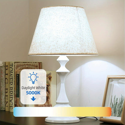 A19 LED Light Bulbs 60 Watt Equivalent, 5000K Daylight White E26 Base, 800 Lumens 9W Energy Efficient Bulb, 80+ CRI 15000 Hours Long Life, Standard LED Bulbs for Bedroom Living Room Office