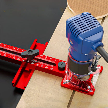 Router Circle Cutting Jig 4-in-1 Aluminum Alloy Woodworking