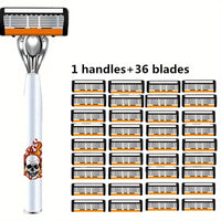 1 handle + 36 blades